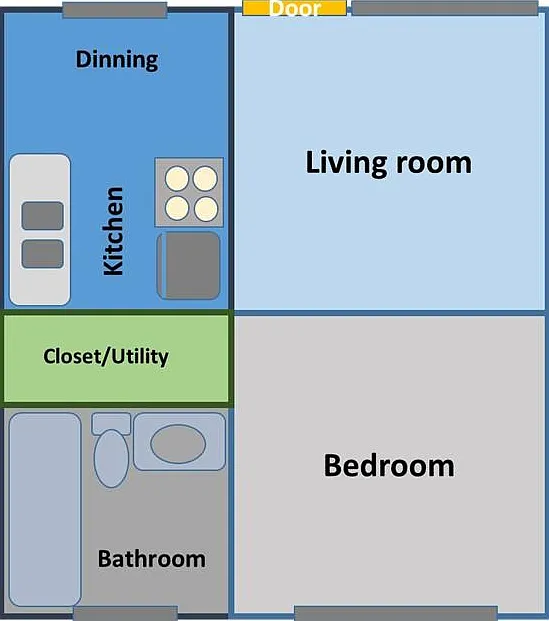 1 bed, 600 sqft, $995 — Photo 3