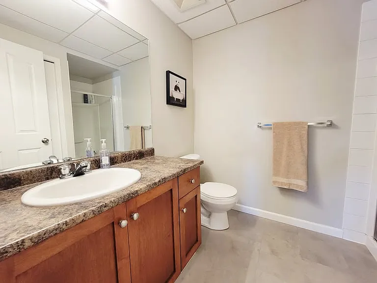 Spare bathroom