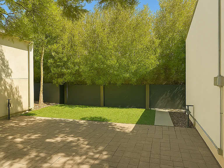 Private patio