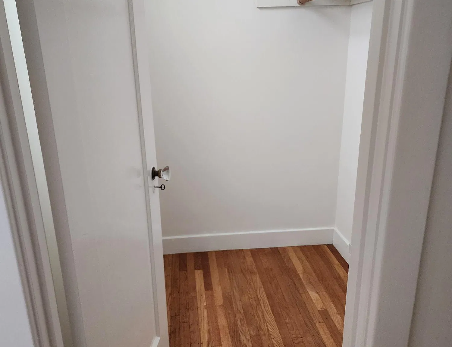 Walk in closet to right of entry door