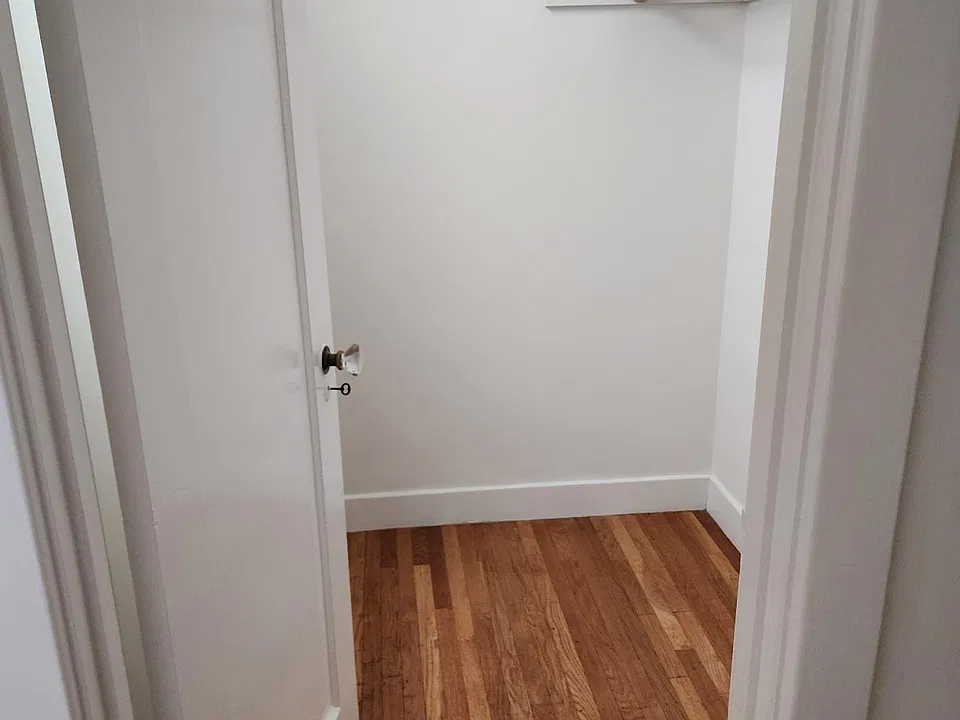 Walk in closet to right of entry door