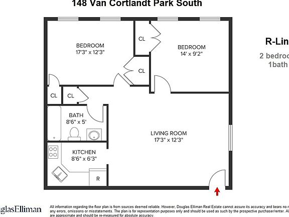 2nd image of 148 Van Cortlandt Park S APT 3R