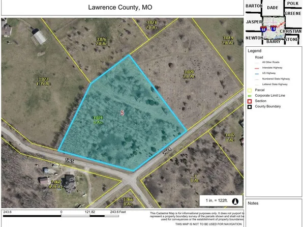 000 Tract 1 Lawrence 1205, Ash Grove, MO 65604