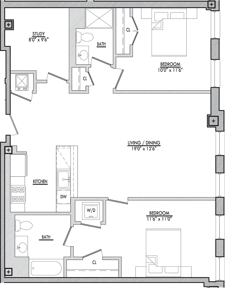 Floor plan B1-2