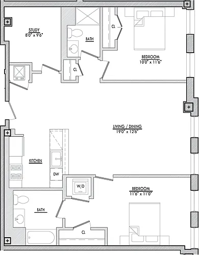 Floor plan B1-2