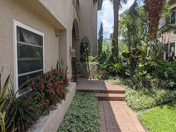 Paved walkway-front entrance
