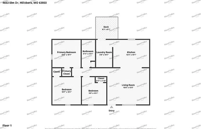 3 bed, 1.0 bath, 864 sqft, $1,375 — Photo 4