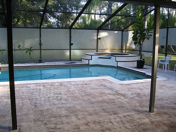 Large lap pool and Huge lanai