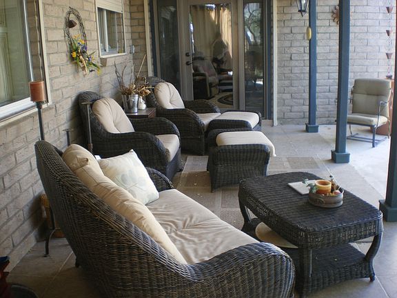 back patio off family room