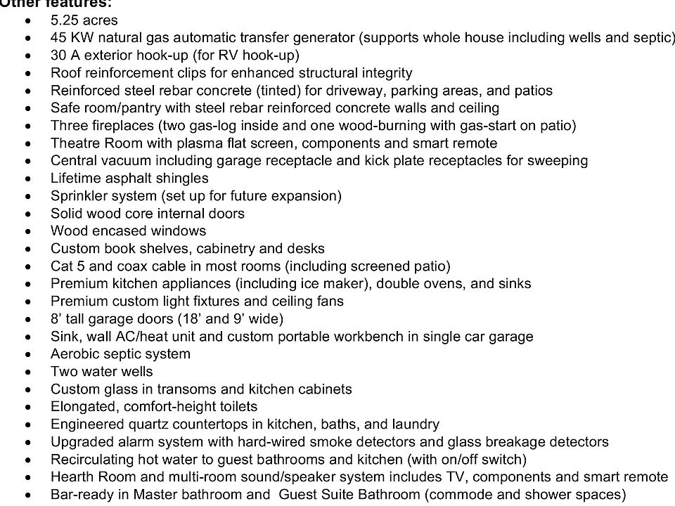 Home Features