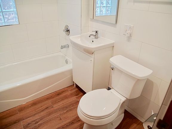 New bathroom and fixtures.