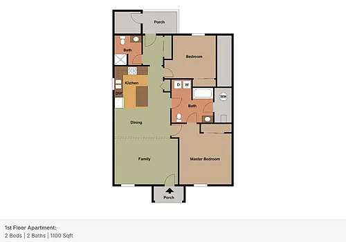 Floor plan 1st Floor Apartment