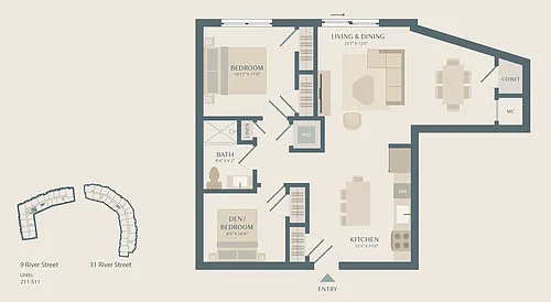 Floor plan Levee