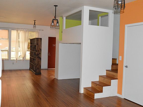 The little stairs lead to the little sleeping loft or storag