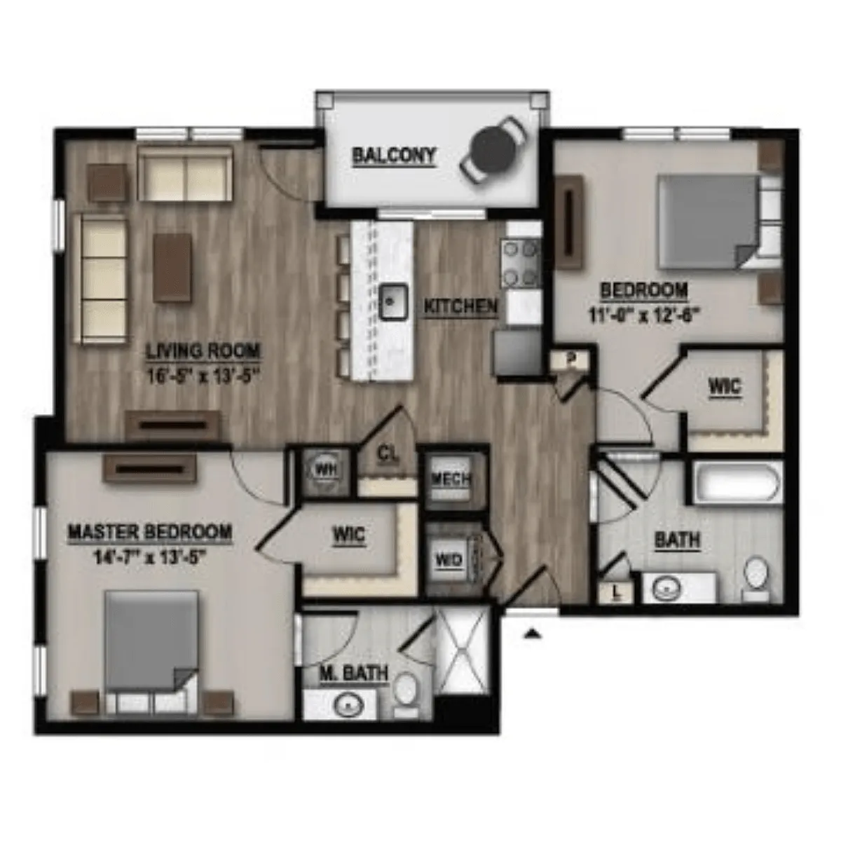 Floor plan 2H