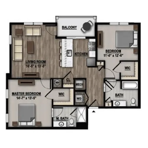 Floor plan 2H