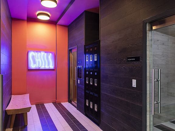 Relax and recharge with a sauna and steam room