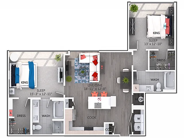 Floor plan C6c