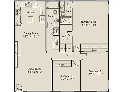 Floor plan C1