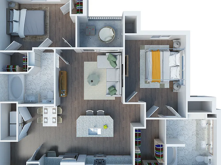B3 floor plan The Beverley at Denton