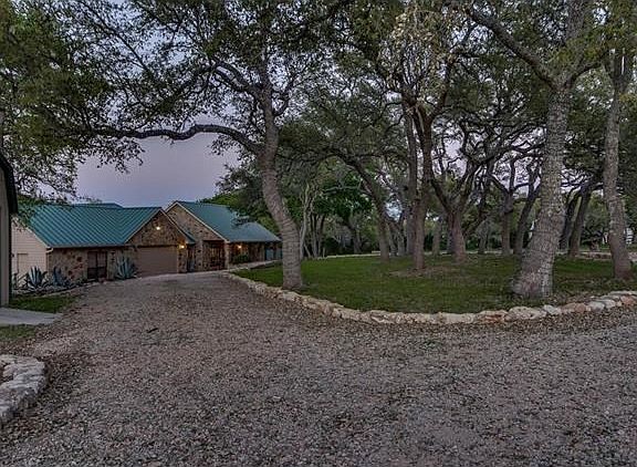 This is taken from the front edge of the property. Imagine how beautiful all the trees look wrapped in lights.