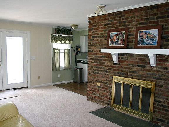 Cozy wood or gas fireplace
