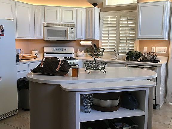 Kitchen island updated
