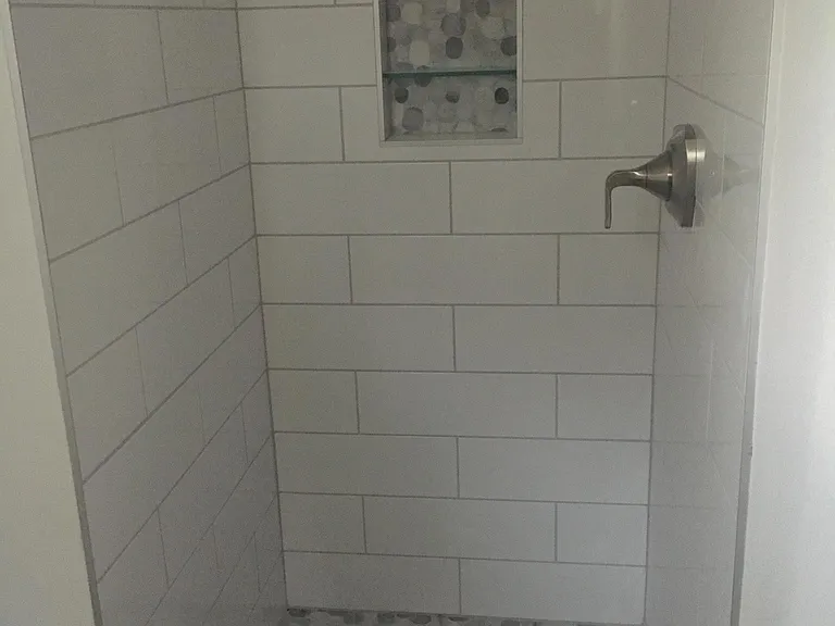 Master bathroom shower.