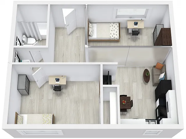 Floor plan Small Abrego Sunshine