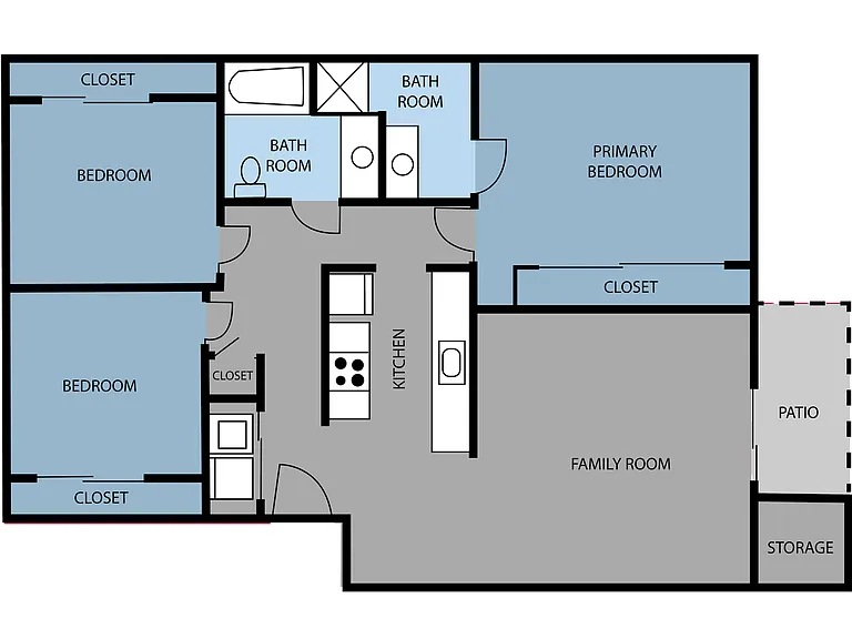 1,2,3-bedroom apartment homes close to everything! — Photo 33