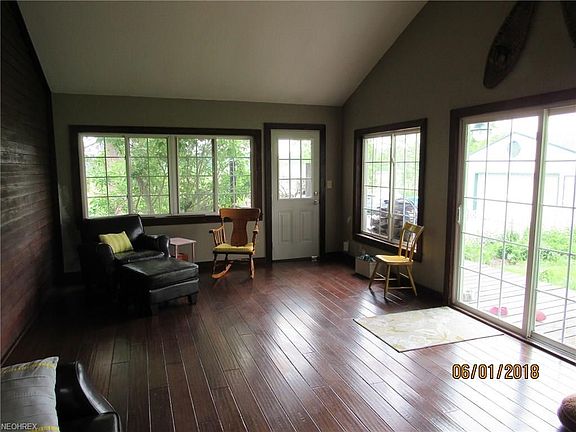 Great room looking toward back door and slilder.