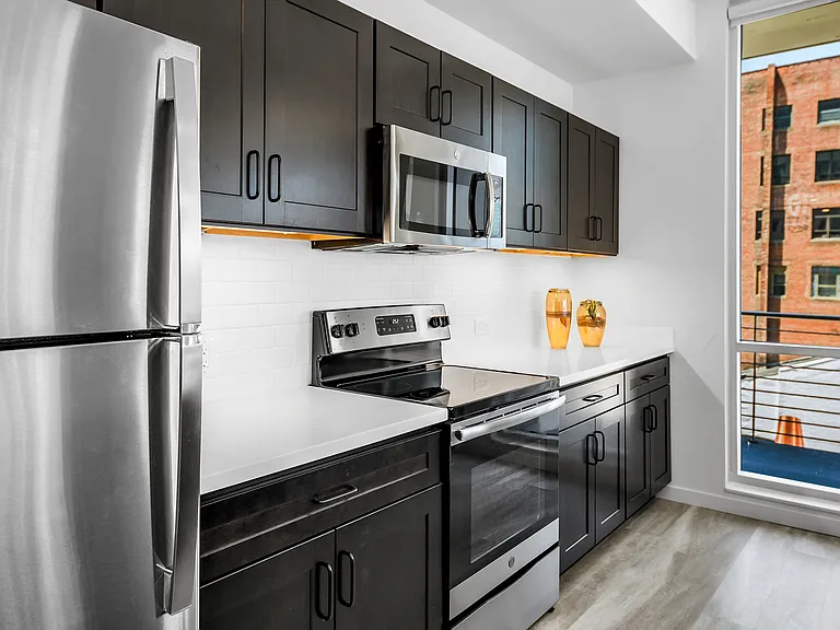 kitchen appliances at The Blonde