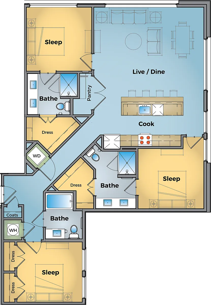 Floor plan E2