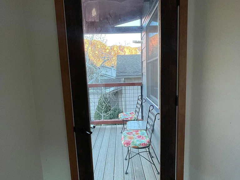 Door to private deck