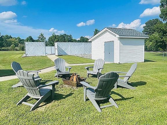 Fire pit area