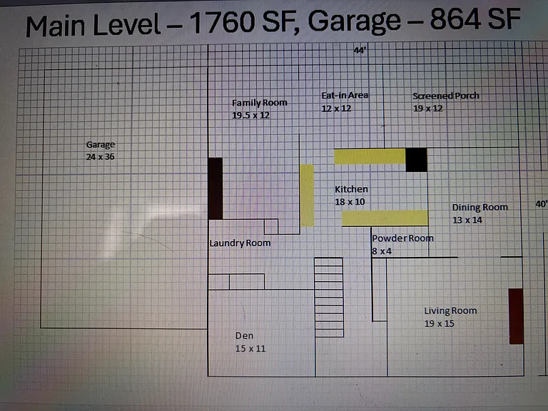 Main Level Floorplan