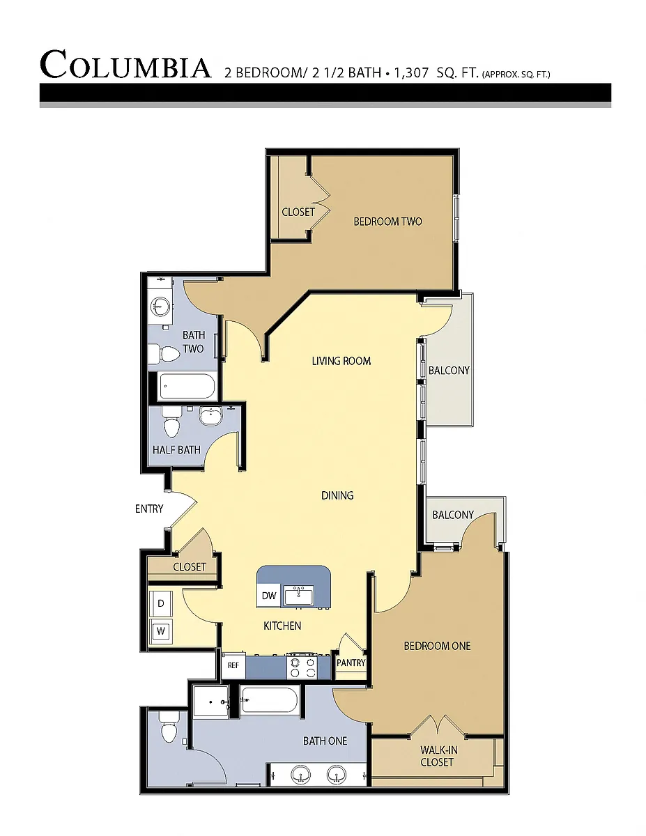 Floor plan Columbia