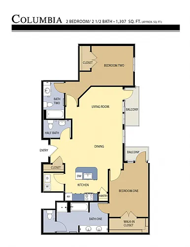 Floor plan Columbia