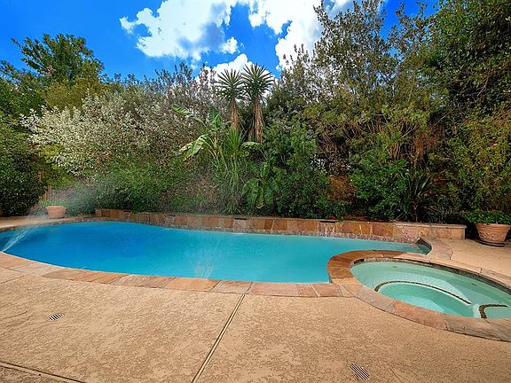 The backyard is a private oasis, with no views to the rear neighbors...