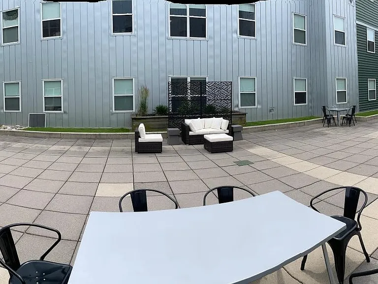 The courtyard
