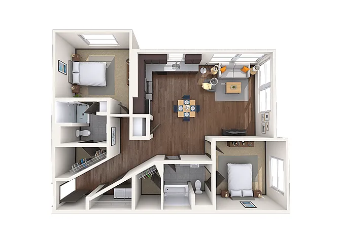 Floor plan Riverside