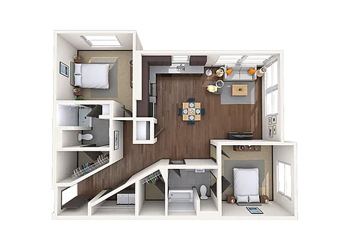 Floor plan Riverside