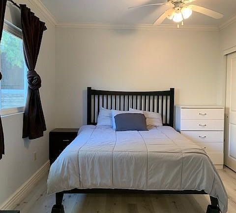 Partial view of master bedroom - overlooks back patio