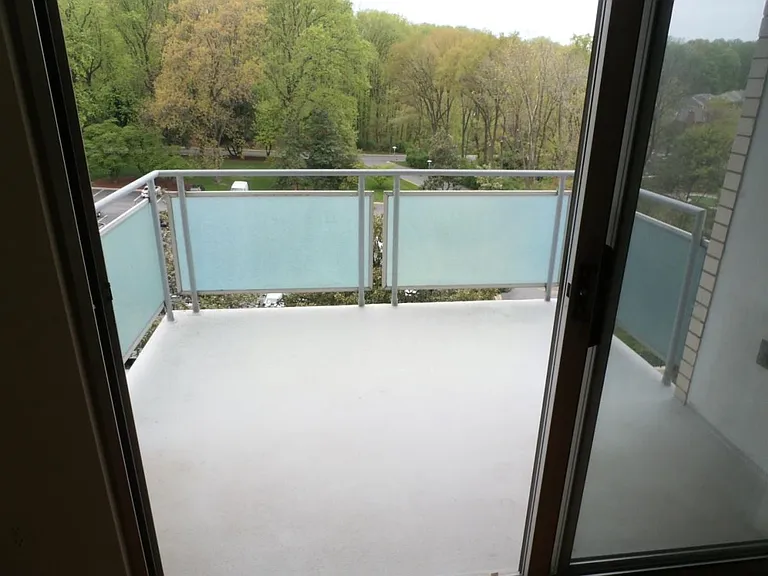 spacious balcony