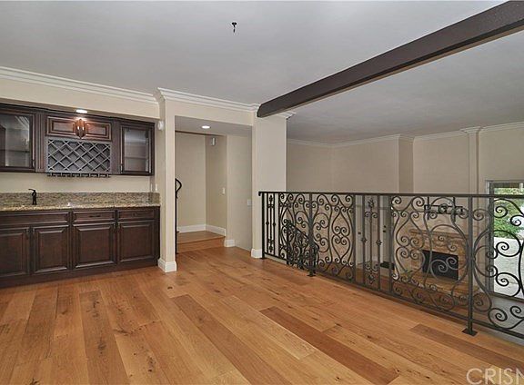 Formal Dining Room w/ buffet overlooks living room