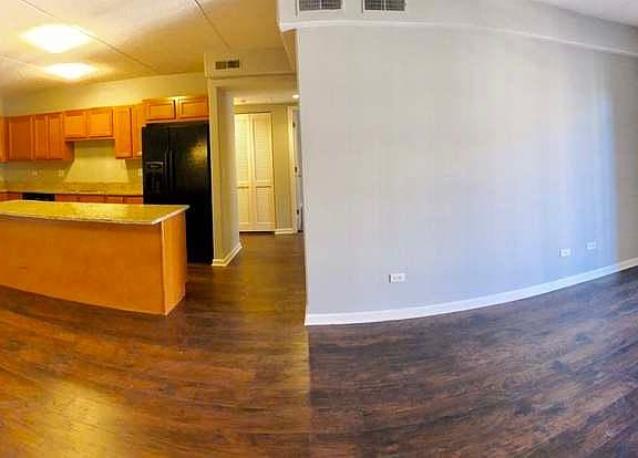 Kitchen and Living room.