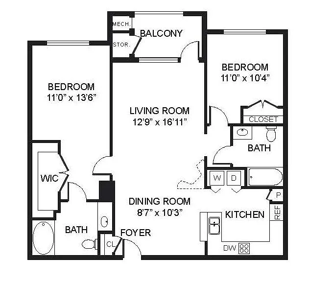 Floor plan B3