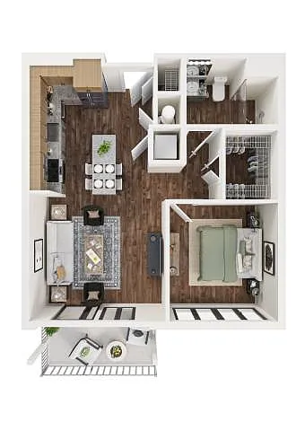 Floor plan 1B