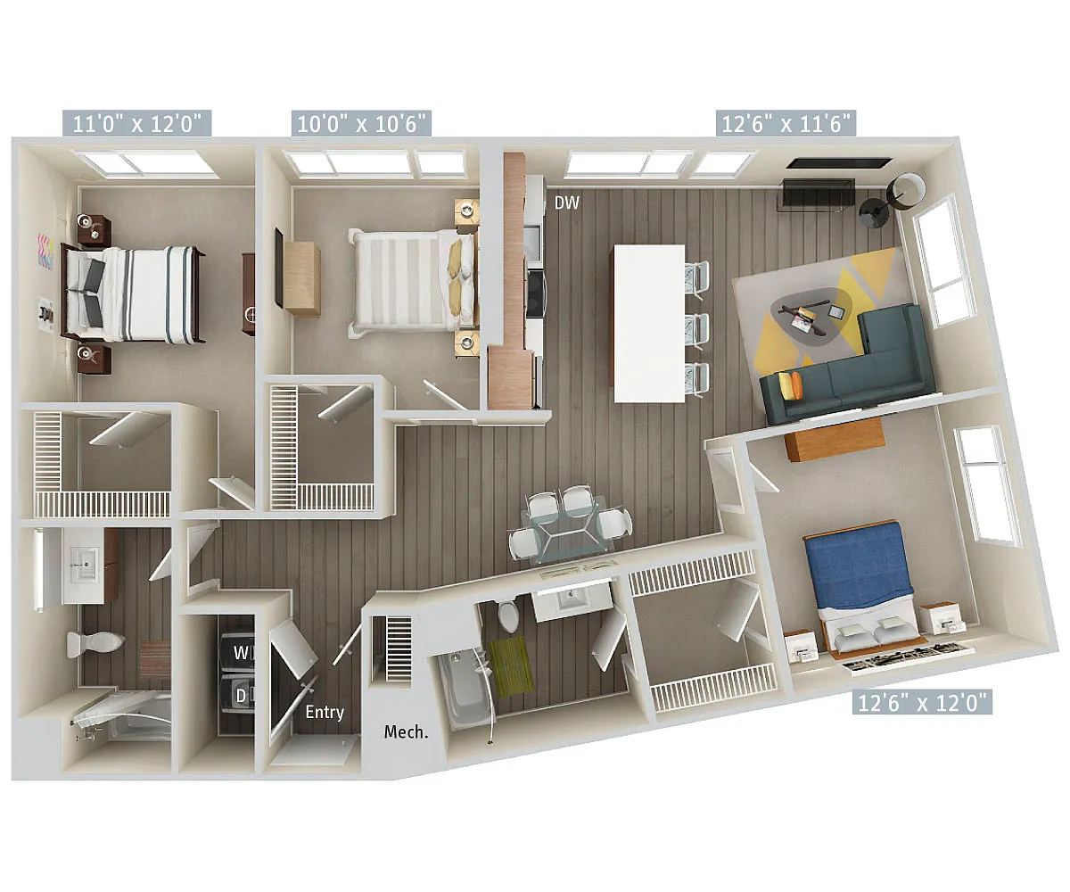 Floor plan C3-1304