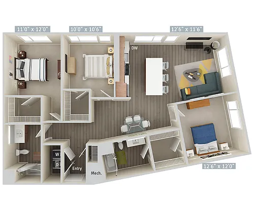 Floor plan C3-1304